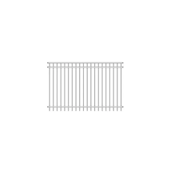 Welded Remington Panel 3 Rail Black 70" x 94" | 692709443