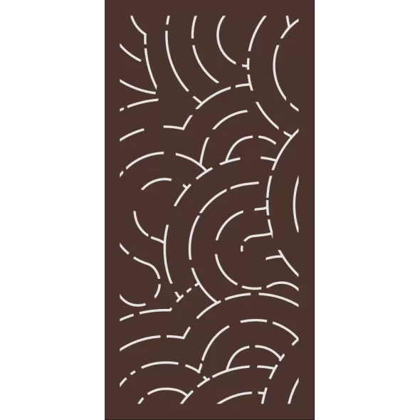 SCREEN DECO CUMULUS Natural Brown 90% Block Out 48" X 24" X 5/16"