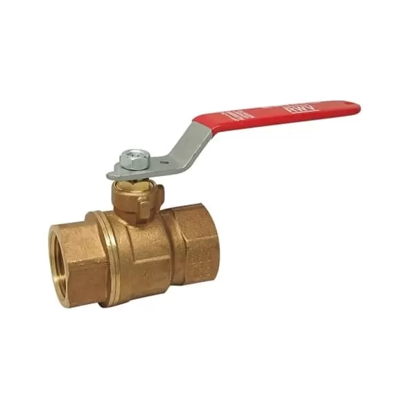 Red-White Ball Valve Bronze 2" FNPT x FNPT | 5080BLL-2