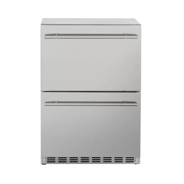 SUMMERSET 24" 5.3c Deluxe Outdoor Rated 2-Drawer Refrigerator