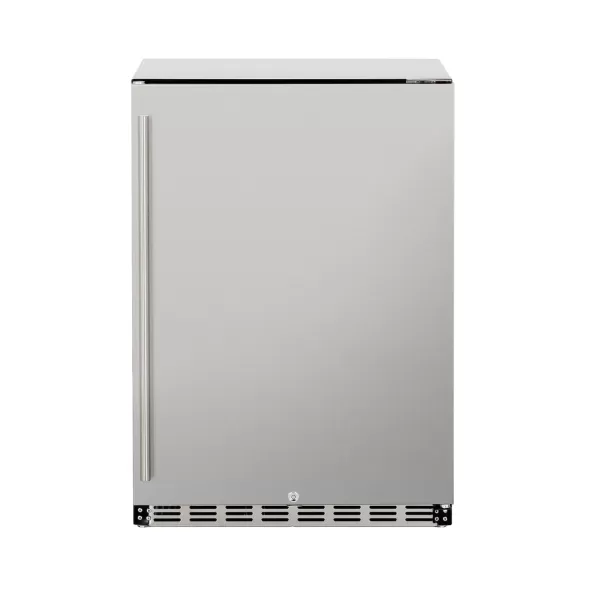 Summerset 24" 5.3c Deluxe Outdoor Rated Refrigerator w/Left To Right Opening