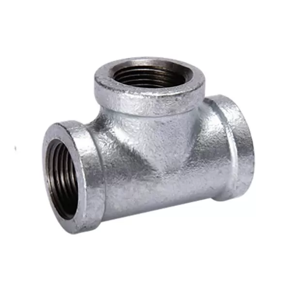 Galvanized Reducing Tee, 1" x 3/4" x 1" F x F x F Galvanized | 155-010007