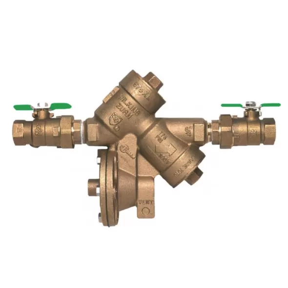 Wilkins Reduced Pressure Principle Backflow Assembly Backflow Preventer, 2" FNPT | 2-975XL2U