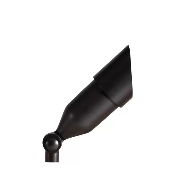 Alliance Outdoor Lighting Accent Up-Light FLood Ground Stake, Double Wire Lead 18" & 25', Black