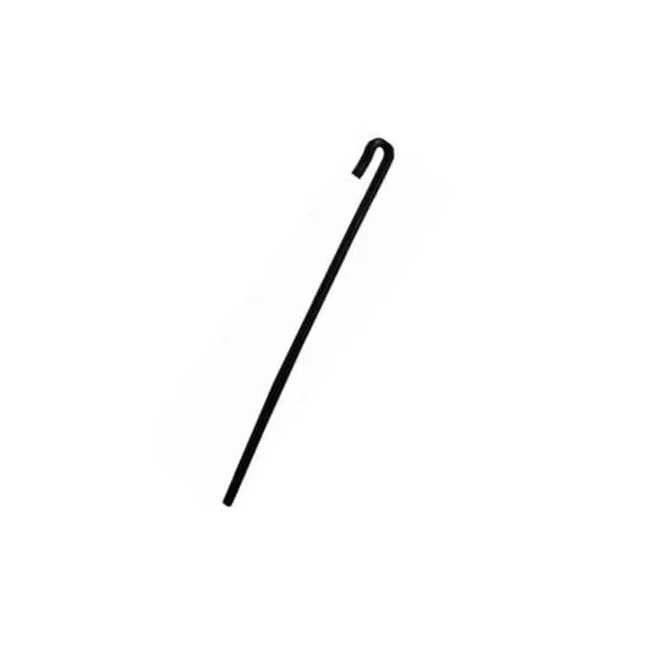 8-1/2" 9 GA Aluminum Black Hooked Tie | FBK2309TIEAL