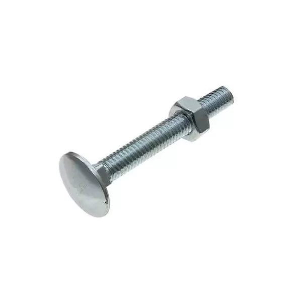 3/8" x 3" Carriage Bplt with Nut Black Coated | 10508-B