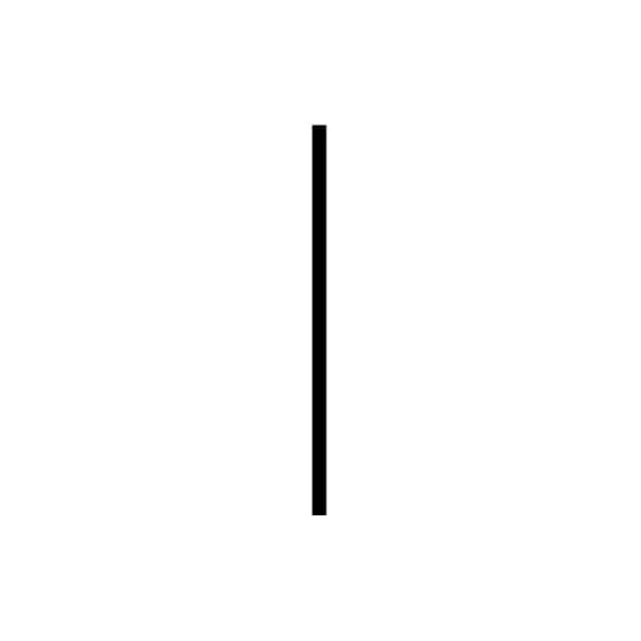 46" Tension Bar Poly Coated Black 5/8" x 46" | FBK5846TBAR