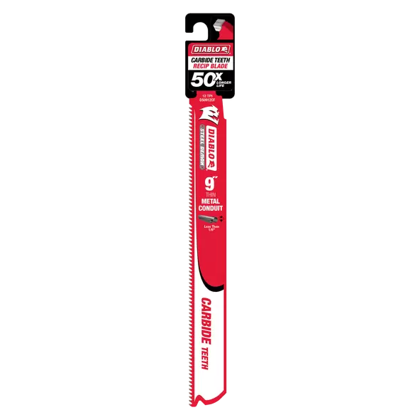 Reciprocating Saw Blade, 9" Carbide | DS0912CF