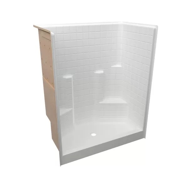 Shower Stall, Smooth Square Tile | ES60-34