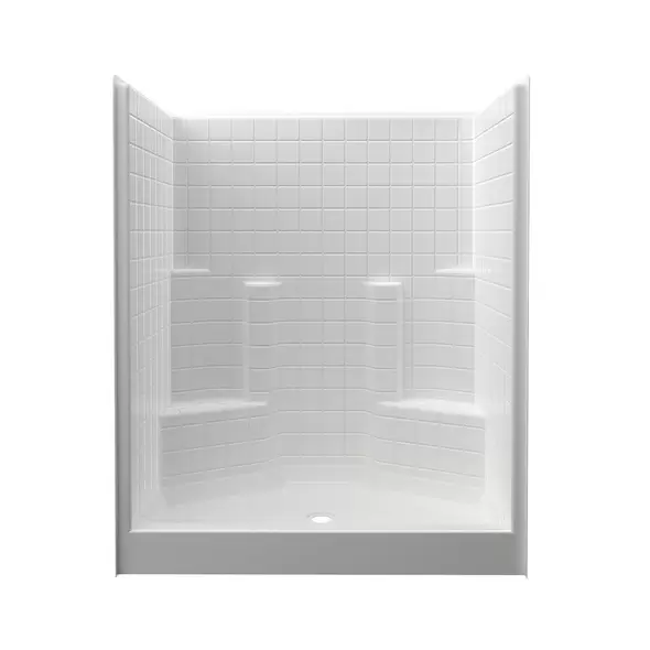 Shower Stall, Smooth Square Tile | ES60-34