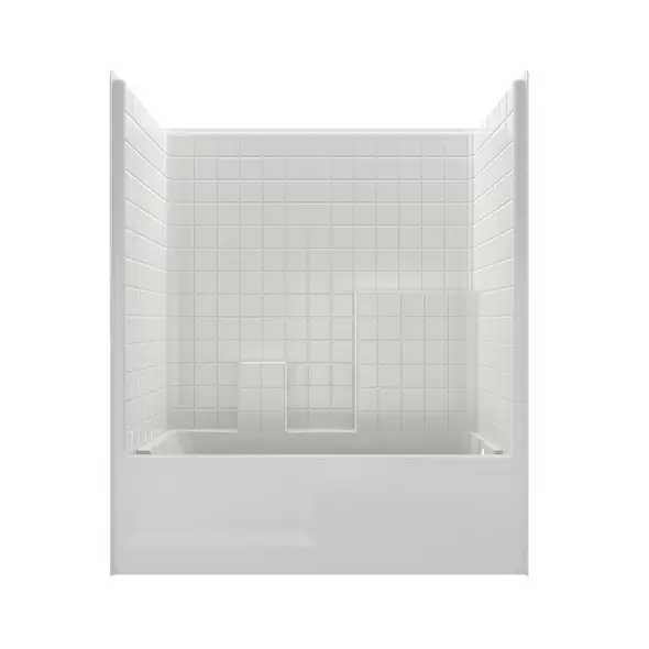 Tub Shower, White Right Drain | ET60-32RWH