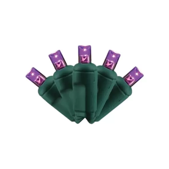 HBL LED 70 Light 5mm Purple Bal LED 4" X 23-1/2' | LED-5MMB-70-PL4