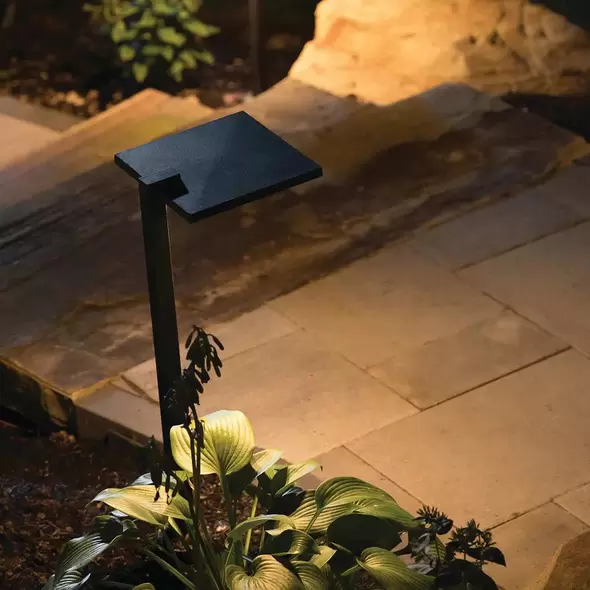 Kichler Shallow Shade Path Light 3000K | 16196BKT30