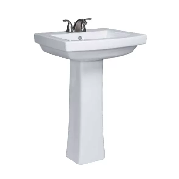 L280 LAV Basin, White Edge PED Only | L280-4WHT