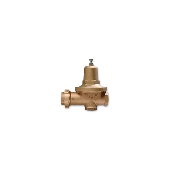 Wilkins 500XL3 Pressure Reducing Valve High Range 75-125 PSI Single Union FEM X FEM NPT Tap for Gauge Lead-Free 1" | 1-500XL3HR