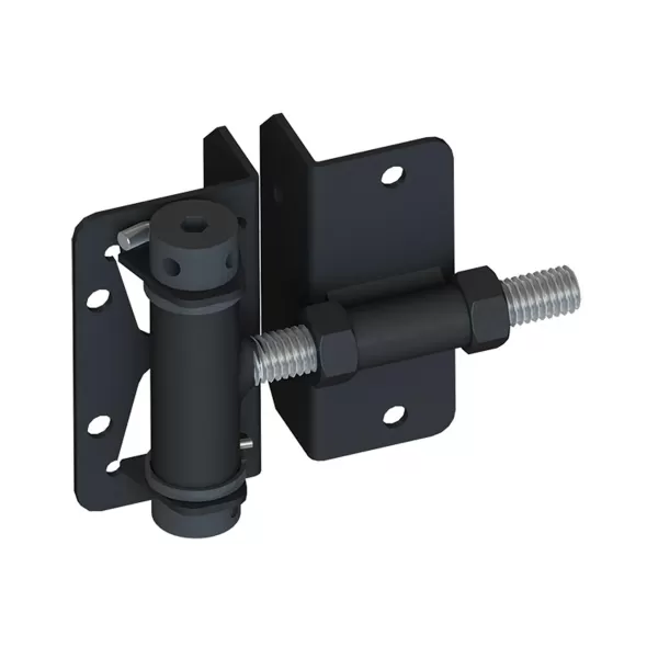 Self Close Hinge Pair Adjustable Black Versai Western Remington 2" x 1-1/2" | NW171SCP5-SBD