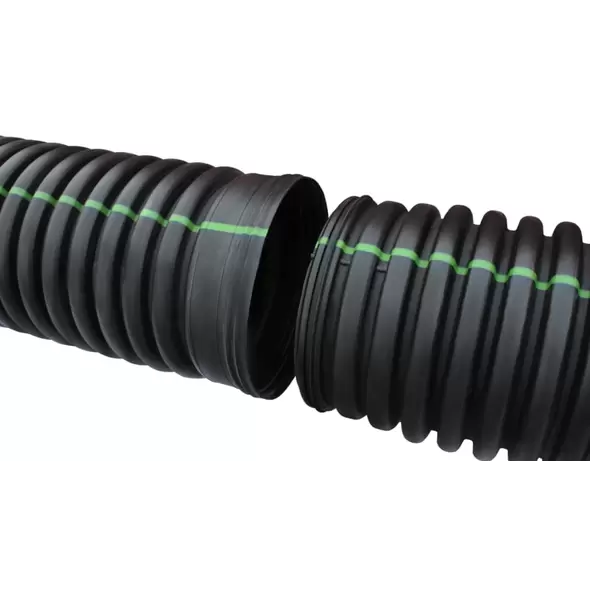 Soil Tight Solid Dual Wall Pipe, 18" x 20' HDPE | 18850020DWL