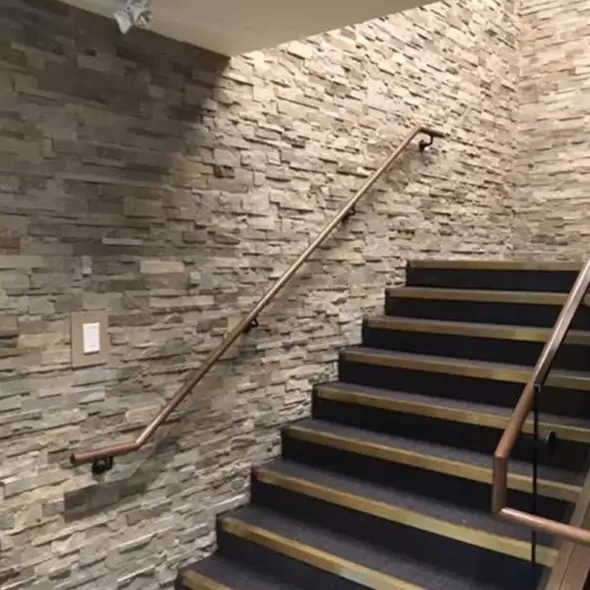 STACKED STONE FLATS ALPINE GREY ALPINE GREY QUARTZITE SPLIT FACE FLATS - 6 EA (6 SF) PER BUNDLE / 288 EA (SF) PER PALLET 6" X 24"