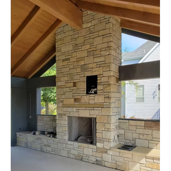 PANGEA STONE - SIENA - ASHLAR - THIN VENEER - FLATS - 200 SQFT/CRATE -