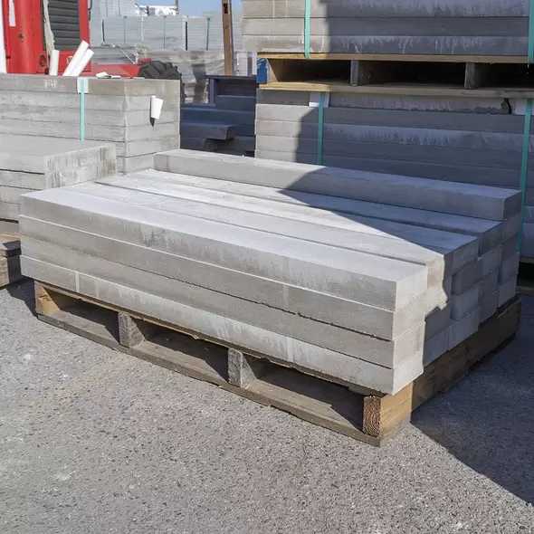 Grey Smooth Edge Sill Natural Stone 2-1/4" x 5" x 4'