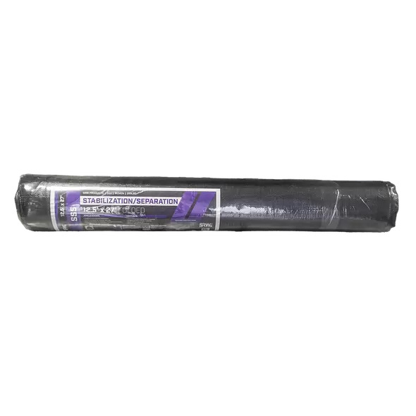 SRW Products Slit Film, 12.5' Polypropylene Carbon Black 200 Lb Folded Woven | FSS5 125027