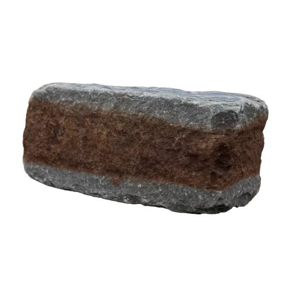 MULTIBLEND BLUE/BROWN - LEDGESTONE - TUMBLED - 4 X 4 X RANDOM LENGTHS