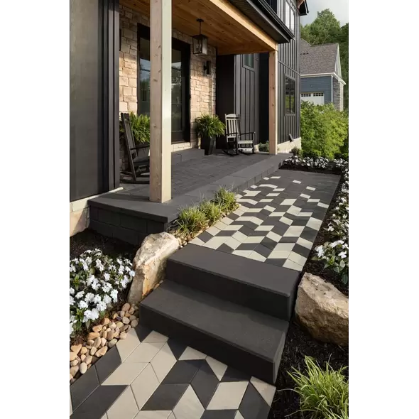 Techo-Bloc Diamond HD² Smooth Paver, 100mm, Onyx Black | 009280