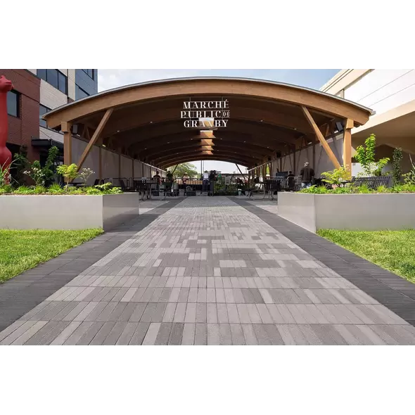 Techo-Bloc Westmount HD² Smooth Paver, Shale Gray | 009409