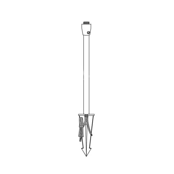 Alliance Outdoor Lighting Brass Stem Black 200Lm
