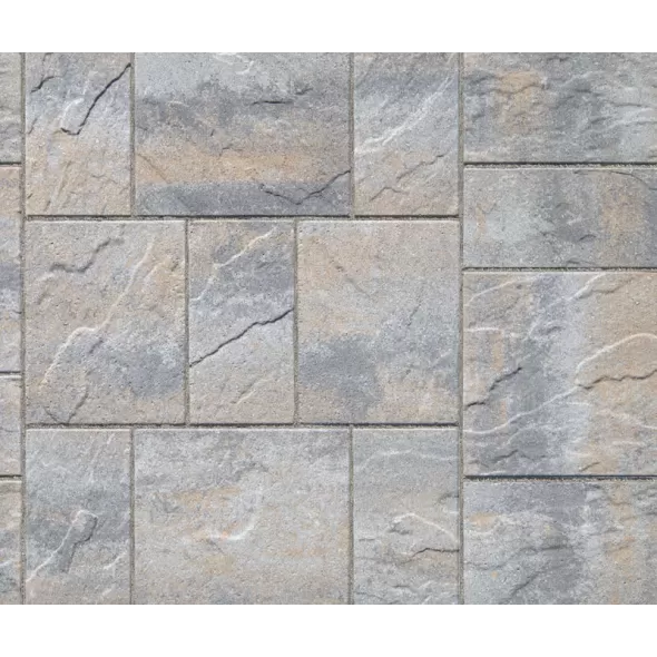 Basalite Artisan Slate Premier Positano 1 Layer 12 Sf/ 1 Pallet 108 Sf- 9 Layers - Positano 12" X 12" X 2-3/8" | 100056586