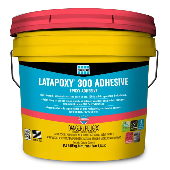Laticrete Latapoxy 300 Adhesive 3.5 Gal Makes 1.8 Gal Of Mortar 48 Per Pal Latapoxy 300 Epoxy Adhesive 2Lb 3 Part System |  0300-0001-2