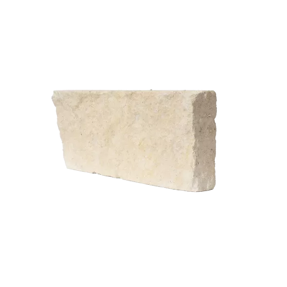 WHITE LIMESTONE - THIN VENEER - FLATS - 4", 6", 8" HEIGHTS -