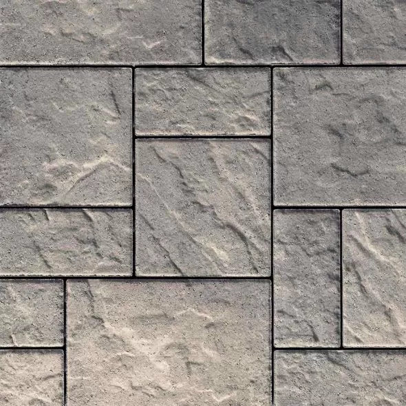 Techo-Bloc Blu Grande Slate Patio Slab, 19-1/2" x 32-1/2", Shale Grey | 006171