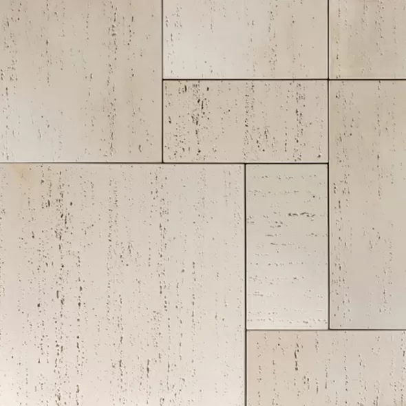Techo-Bloc Travertina Kleanbloc HD² Paver, 30" x 30", Ivory | 006188