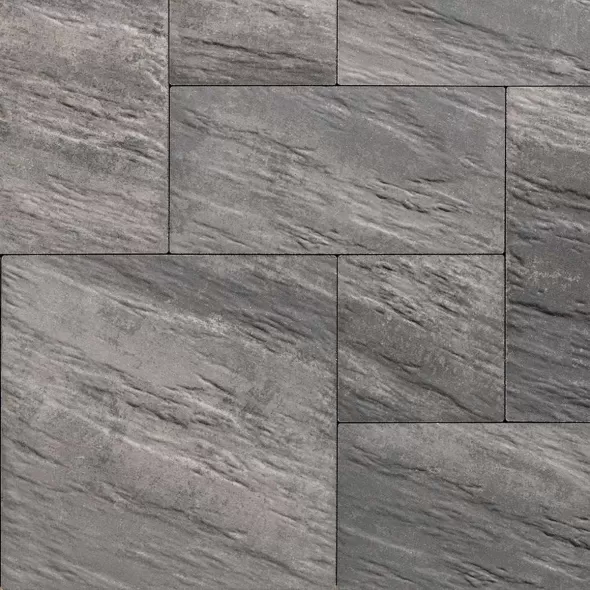 Techo-Bloc Everest HD Slate Paver, 250X500, Shale Grey | 006703