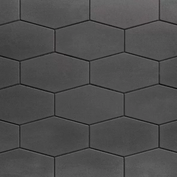 Tb Hexa 60 Slab Smooth HD2 Onyx Black 96.55 sf/Pal 8.78 sf/Layer | 006741