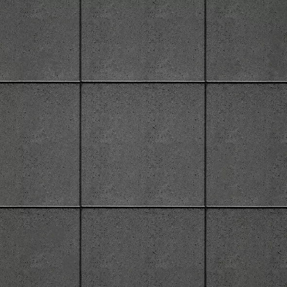 Techo-Bloc Industria HD² Smooth Paver, 600X600X60, Onyx Black | 006876