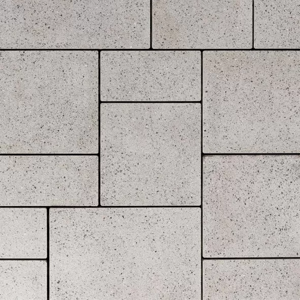 Techo-Bloc Blu 80mm HD² Polished Patio Slab, Greyed Nickel, 3-Piece | 007739