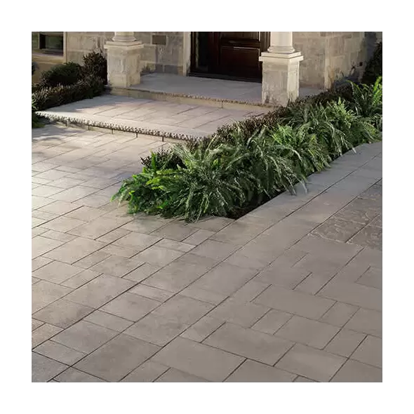 Techo-Bloc Blu 80mm HD² Polished Patio Slab, Greyed Nickel, 3-Piece | 007739