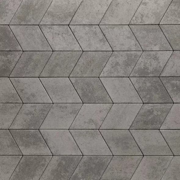 Techo-Bloc Diamond HD² Granitex Paver, 100mm, Shale Grey | 009289
