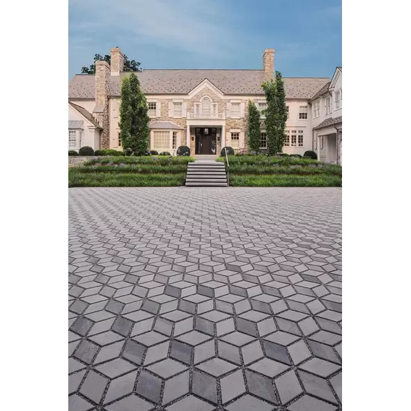 Techo-Bloc Diamond HD² Granitex Paver, 100mm, Shale Grey | 009289