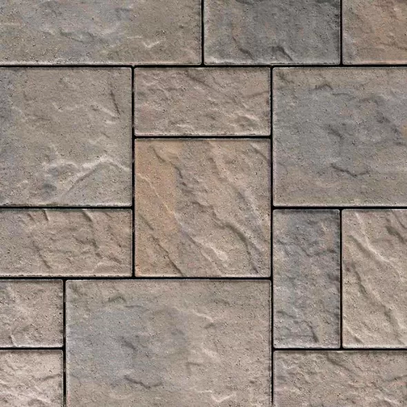Techo-Bloc Blu 80mm HD² Slate Paver, Champlain Grey, 3-Piece | 009292