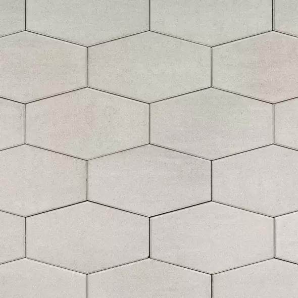 Techo-Bloc Hexa Smooth HD² Paver, 30mm, Grayed Nickel | 009421