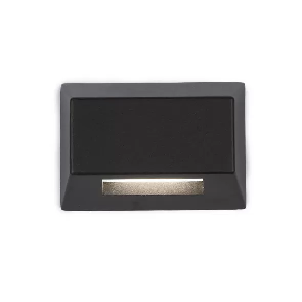 WAC LED 3031 Deck Light Rect 27K Black | 3031-27BK