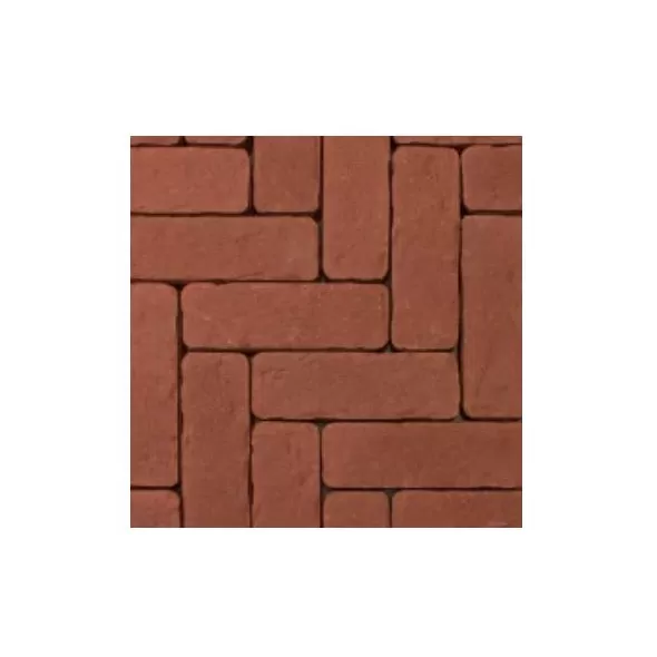 Belgard Brooklyn Paver, 60mm T2 (Truecolor+Durafusion), 2-3/8" x 3" x 9", Carmine