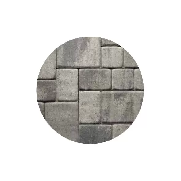 Belgard Cambridge Cobble Paver, 3-Piece, Rio