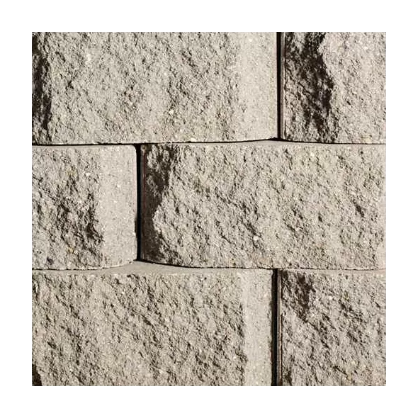Belgard Anchor Diamond Pro Bev Face, Gray, 4 sq. ft. / layer, 32 sq. ft. / pallet