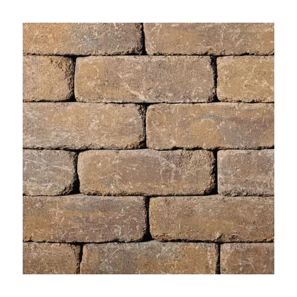 BELGARD WESTON STONE 3 PC TOSCANA 4" HIGH - 42 SF/PAL - 6 SF/LAYER (4" X 8", 12", 16") 4"