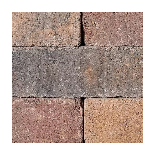 BELGARD WESTON STONE 3 PC BELLA 4" HIGH - 42 SF/PAL - 6 SF/LAYER (4" X 8", 12", 16") 4"