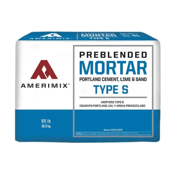 Amerimix Type S Portland Lime Mortar Mix, AMX 400, 80 lb | 65300398